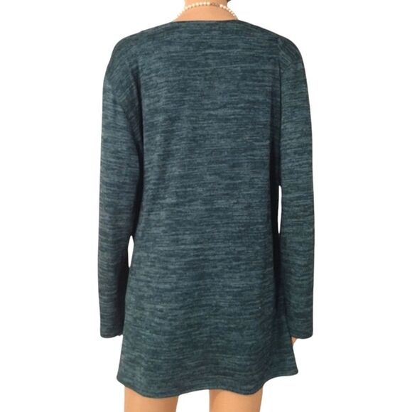 Caroline Rose Women's Size Large Two Piece Long Sleeve and Vest Cardigan Set - Picture 4 of 10